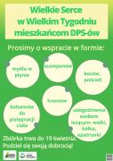 Zbiórka mieszkańcom DPS