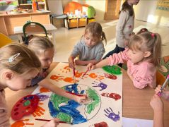 Zajęcia tematyczne w grupie Pszczółek